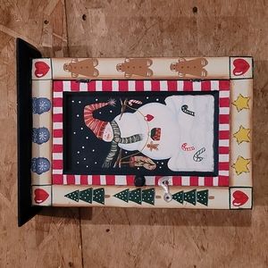 Christmas key holder cabinet
